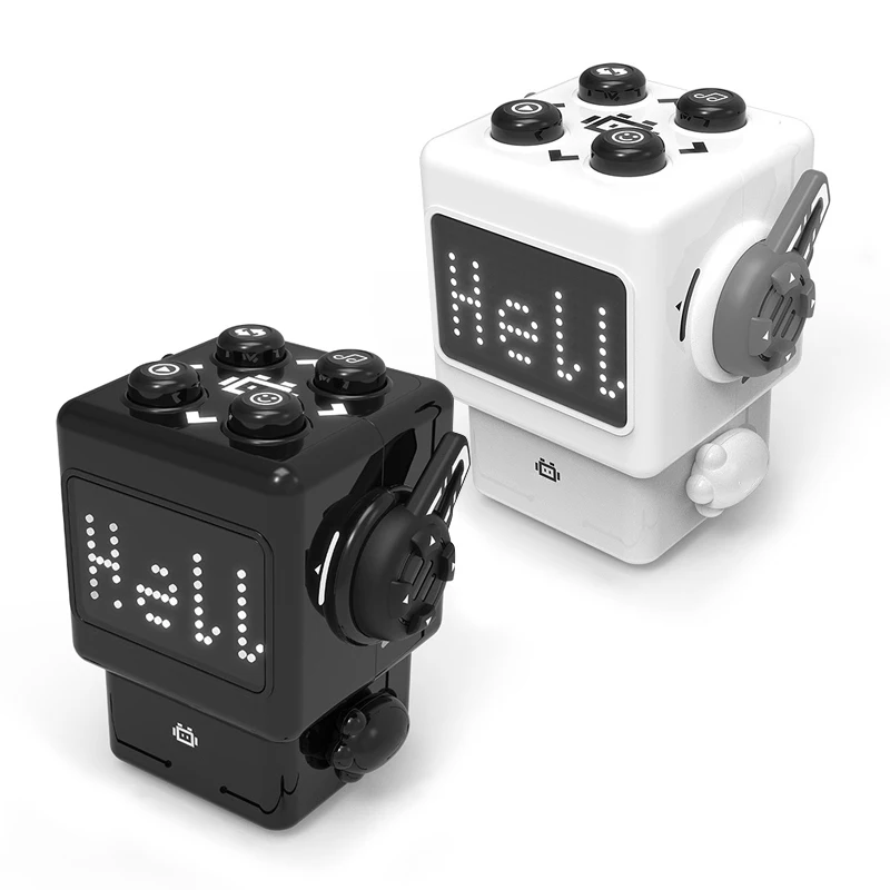 Multifunction portable robot desktop smart speakers loudspeaker box with display screen