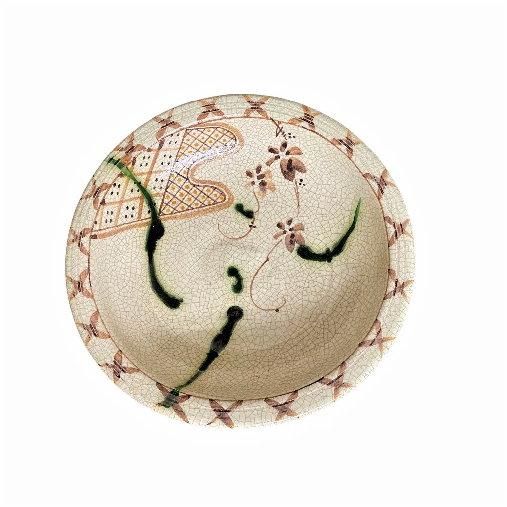 Japanese style traditional handmade porcelain ceramic plates