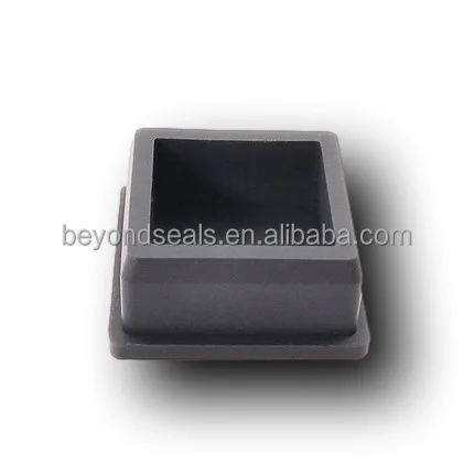 Customized End Caps id3mm to 80mm Flat Round Silicone Rubber Pipe End Cap