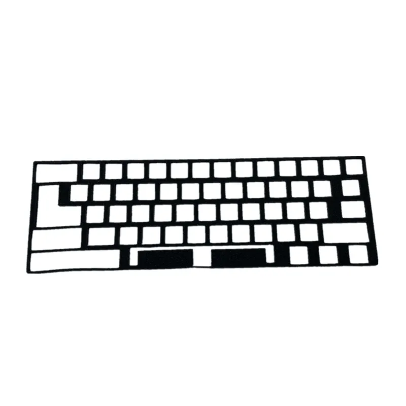 Custom POM Poron Foam Keyboard Sound Absorbing Foam Cushion Keyboard Foam Plate