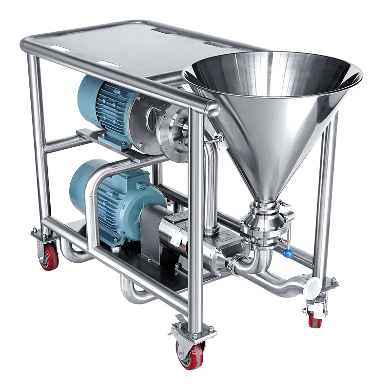 Donjoy Sanitary Food Grade Stainless Steel 316L High Shear Powder Liquid Mixer Homogenizer Mixing Pump