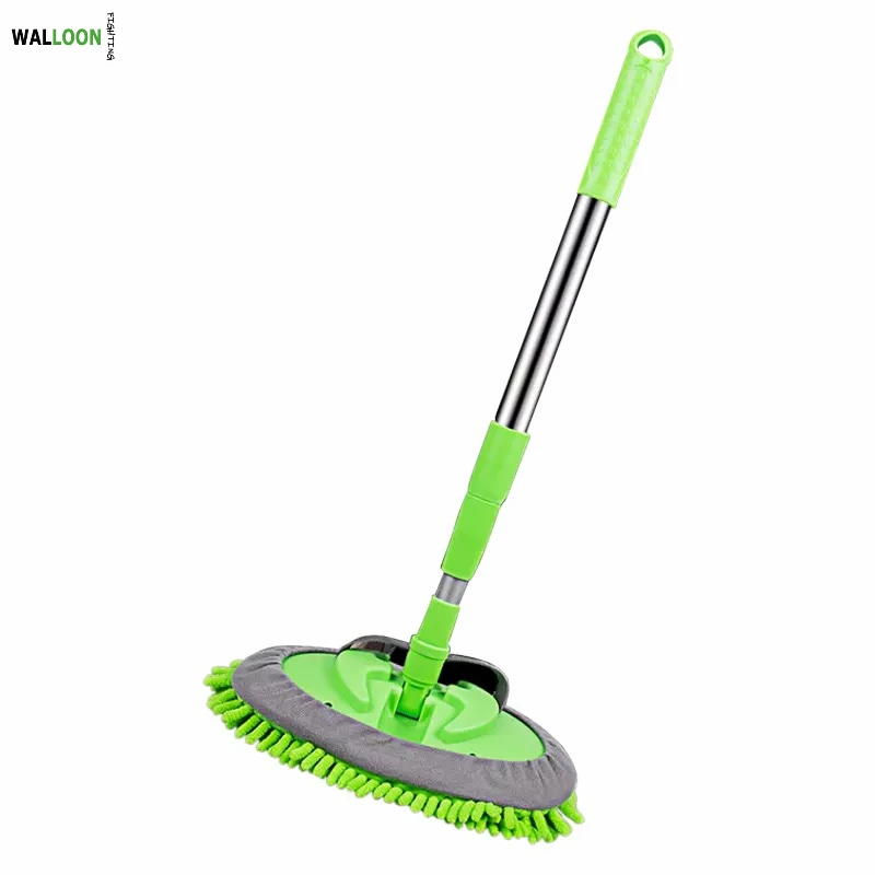 Telescopic Adjustable Rotating Chenille Extendable Chenille car wash brush rotating car duster cleaning mop