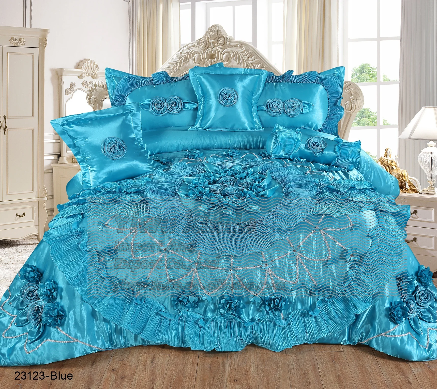 Luxury  Bedding Set King Size Comforter Wedding Bed Sheet Bedding Sets Wholesale