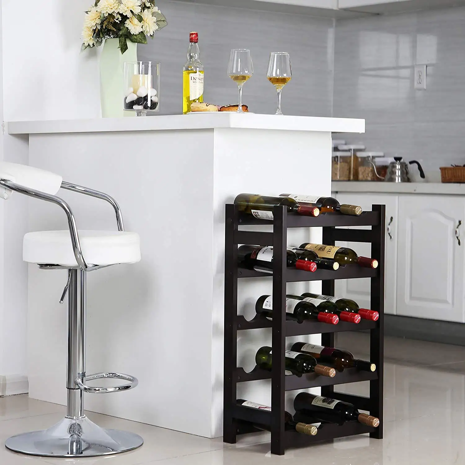 Wine Storage Rack Holder Wooden
