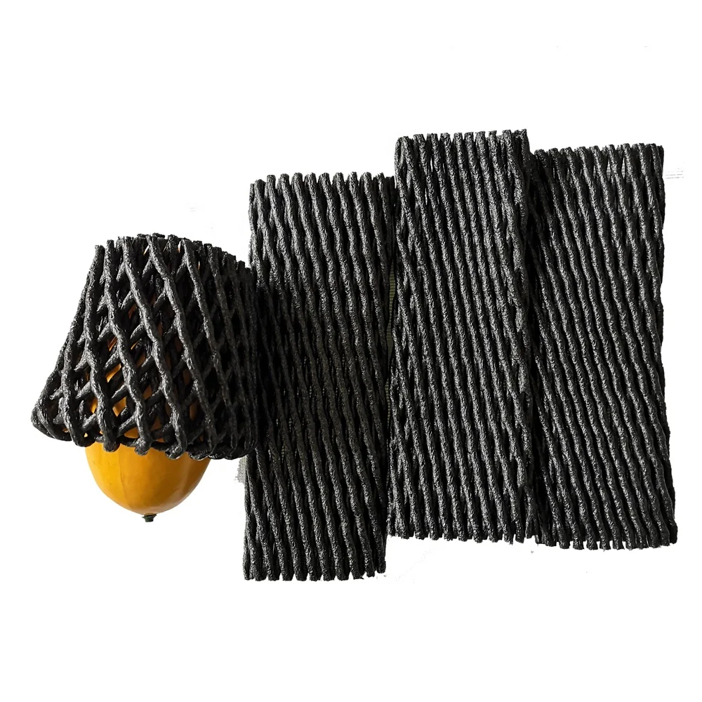 epe foam net  biodegradable foam fruit net protector malla espuma