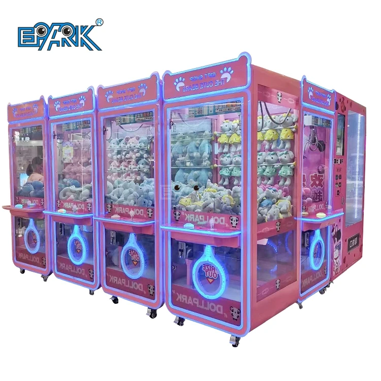 Coin Operated Mini Claw Crane Machine Arcade Game Lovely Claw Crane Machine For Kids
