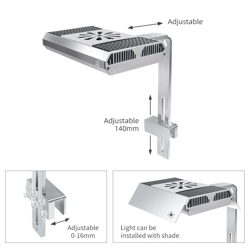 Wholesale price cool white fish tank lights lamp dimming version with timer 6h/8h/10h/12h led light for planted aquarium