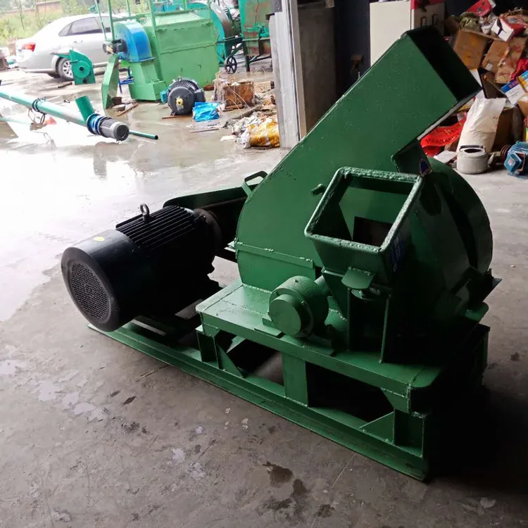 Automatic wood hammer mill machine small crusher for wood sawdust HJ-MX500