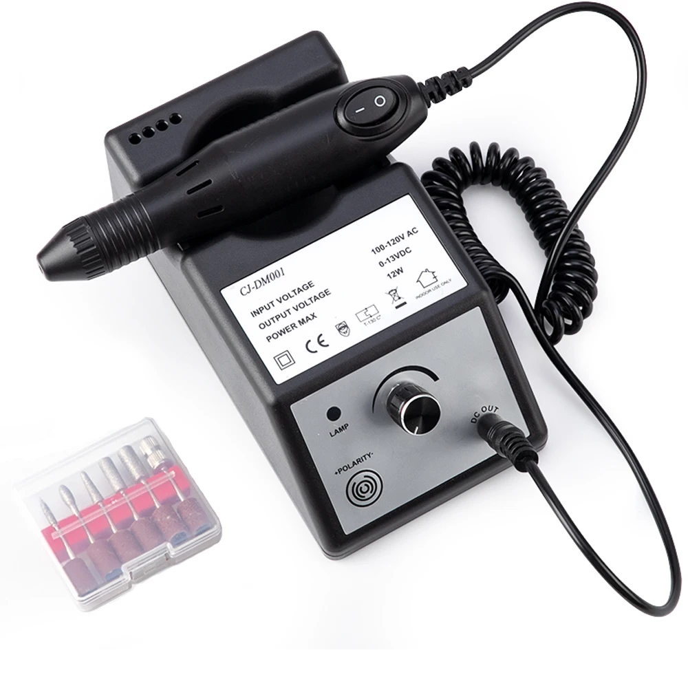 Electric Nail Drill Machine Portable Electrical Nail File Polishing Tool Manicure Supplies