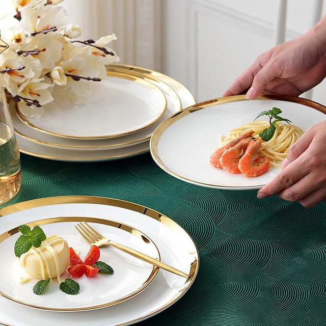 Hot product White Customized Logo Acceptable Dinner Melamine Plates Melamina Dish Nordic Melamine Plate Plastic tableware