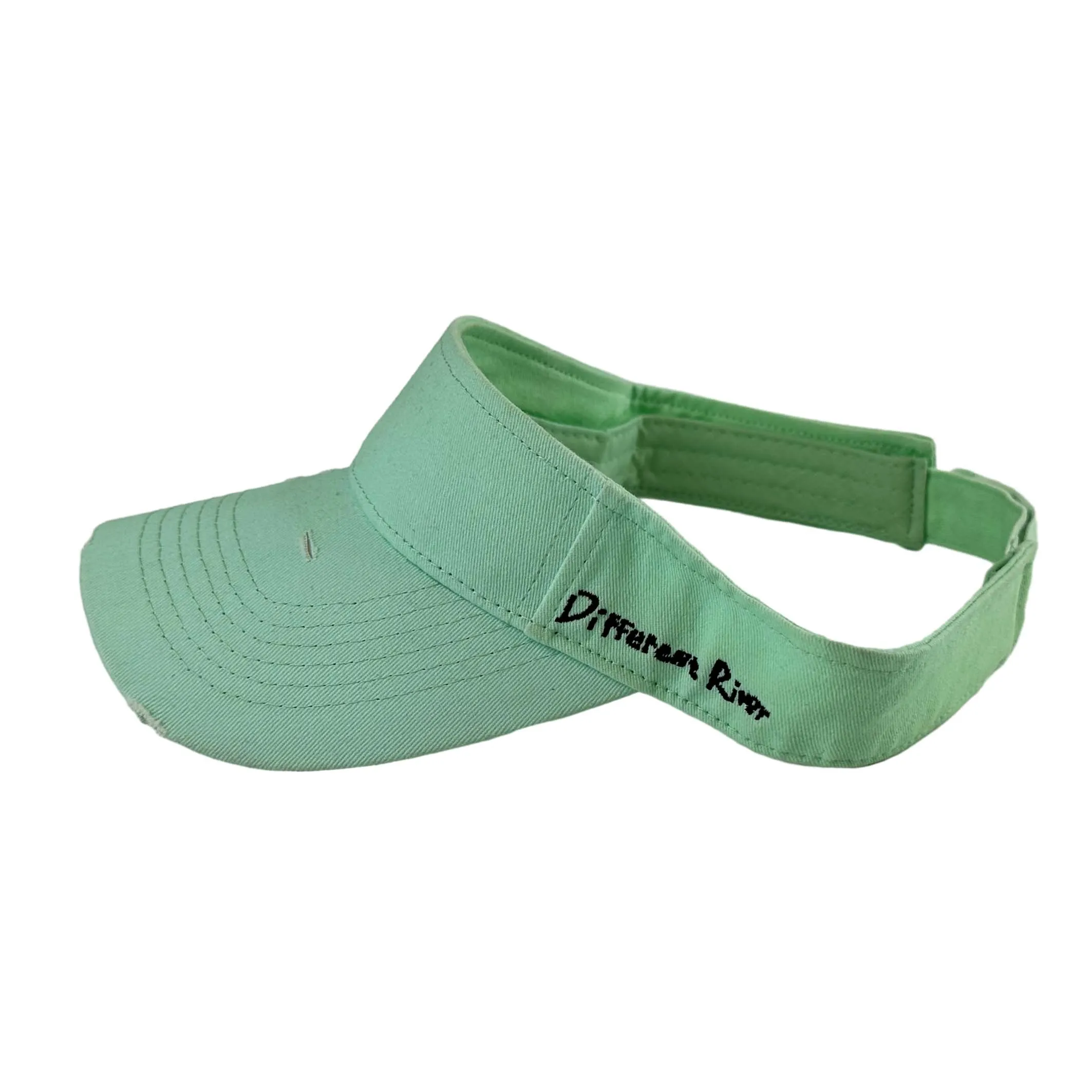 Wholesale Summer Adjustable Wide Brim Caps Solid Color Uv block Custom Logo embroidery Breathable Visor Hats For Women Men