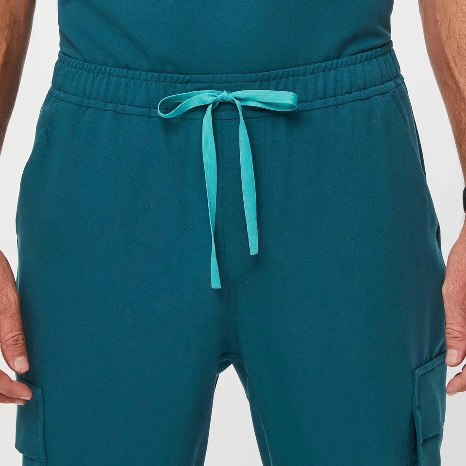 New fashion Custom Sample Design Fitted Jogger Medical Uniform Mens Scrubs Sets