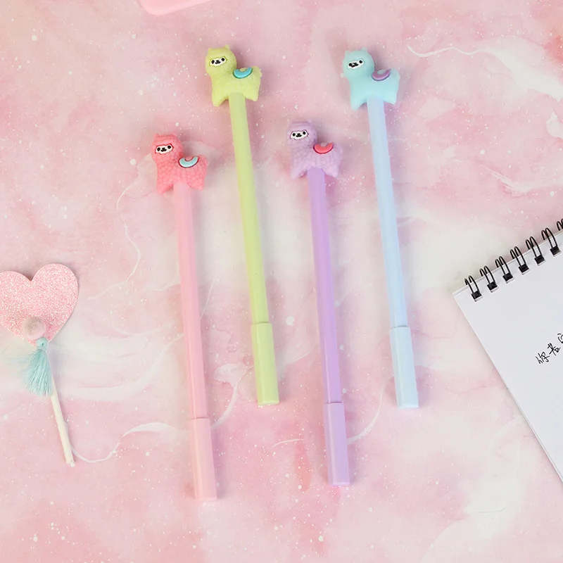 
2020 multi alpaca gel pen cute pen for kids 