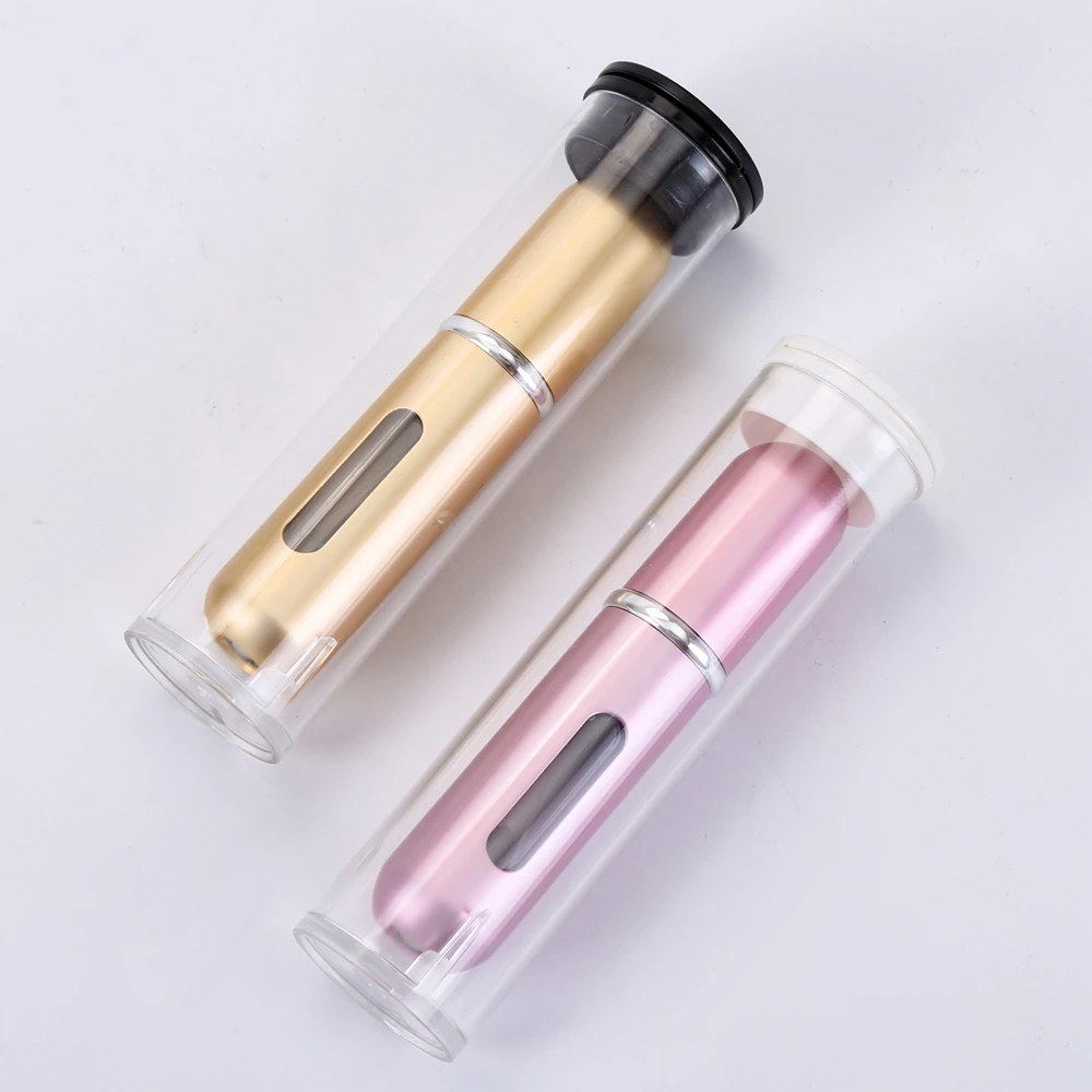 5 мл Легкий в путешествии набор алюминиевых парфюмерных распылителей