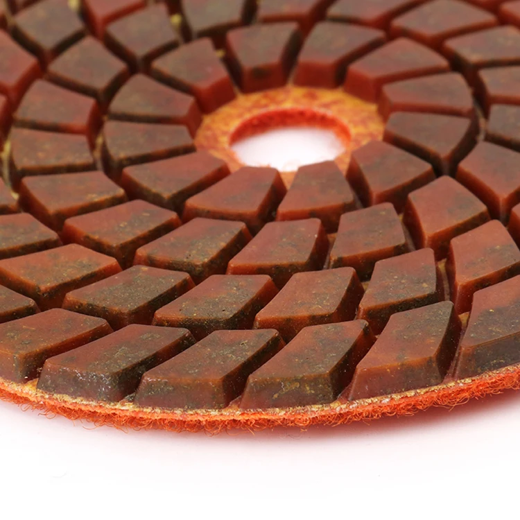 Manufacturer Price diamond floor grinding plate 5 inch marble polishing pads