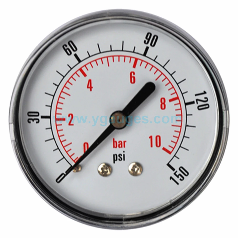 China Supplier Vacuum Bottom Manometer Pressure Gauge