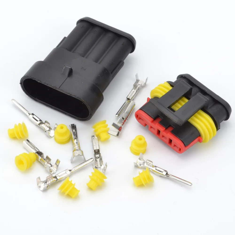 Car Connectors Manufacturer 2 3 4 5 6 Pin Waterproof Plug Wire Harness Waterproof Connector