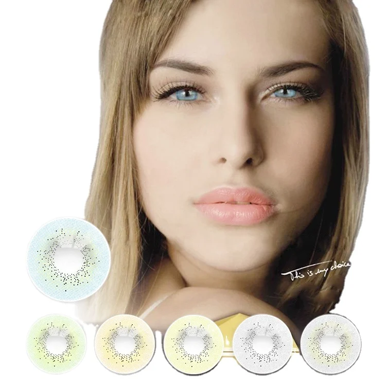 Realcon fancy look  natural colored contacts lens hot selling  ocean contact lenses factory price contact lenses