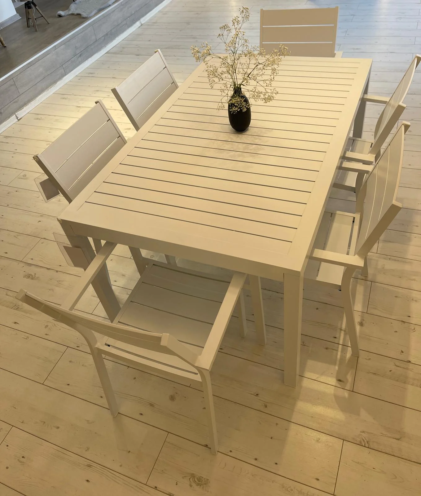 Wholesale patio wicker round discount rattan dining garden furniture for villa and for restaurant