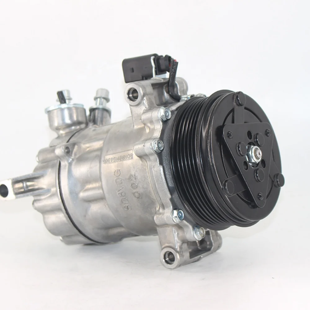 for VW OEM SD6V12 Car AC Compressor Polo Derby Vento-IND SKODA FABIA RAPID New 12V Volta 14339N 6RF820803A 6RF820803B 6R0820803A