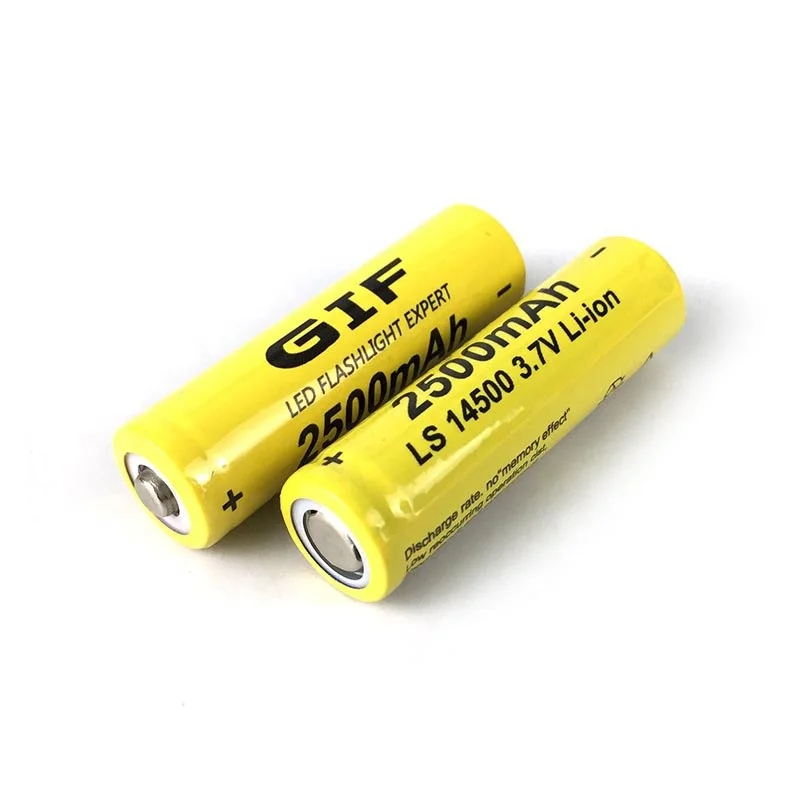 14500 battery 2500mah lithium ion rechargeable batteries cell for RC toy car