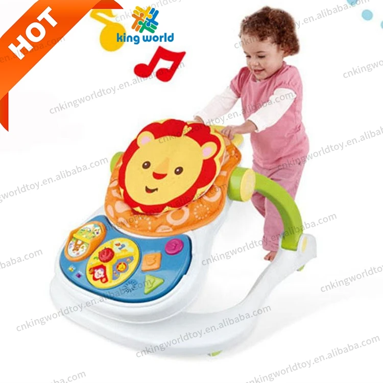 2024 best selling baby walker for 4 in 1 simple strollers pram roller musical car kids boy girl helper with music and wheels