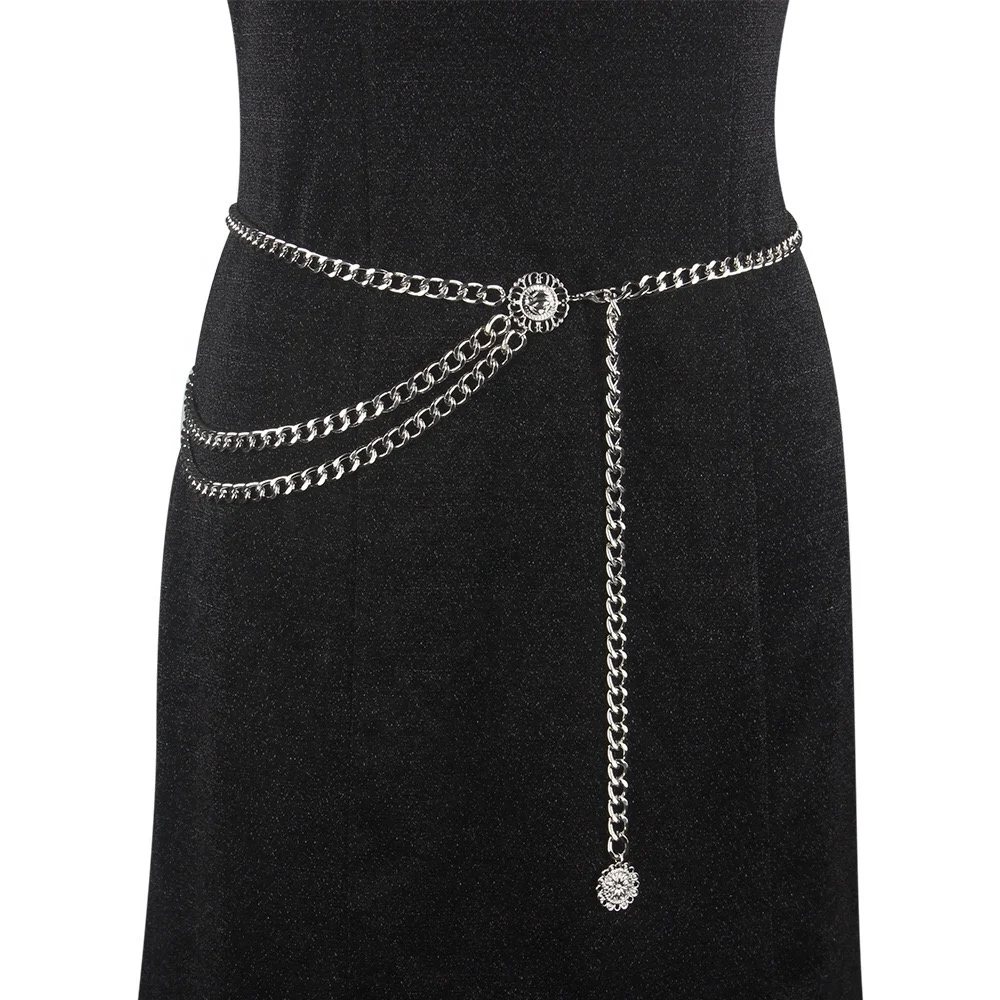 
Top fashion retro yoga sexy female body chain ornaments personality contracted unique Gold pLated belly chain waist chain 