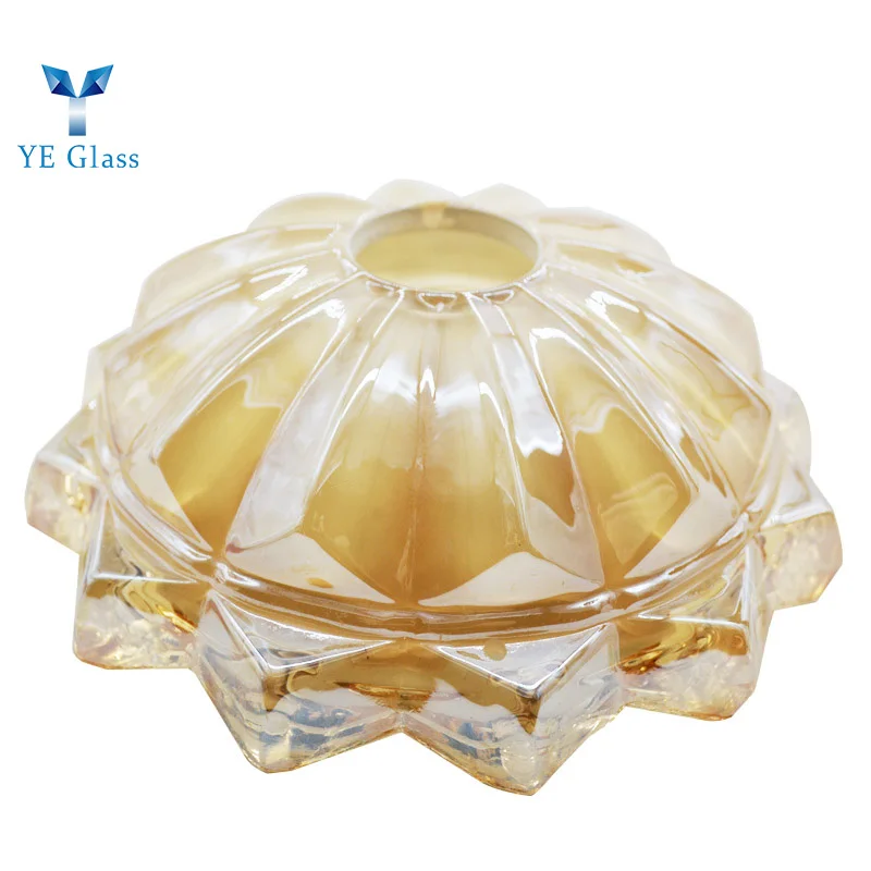 Custom Crystal Bowl Lampshade Home Decor Chandelier Parts Glass