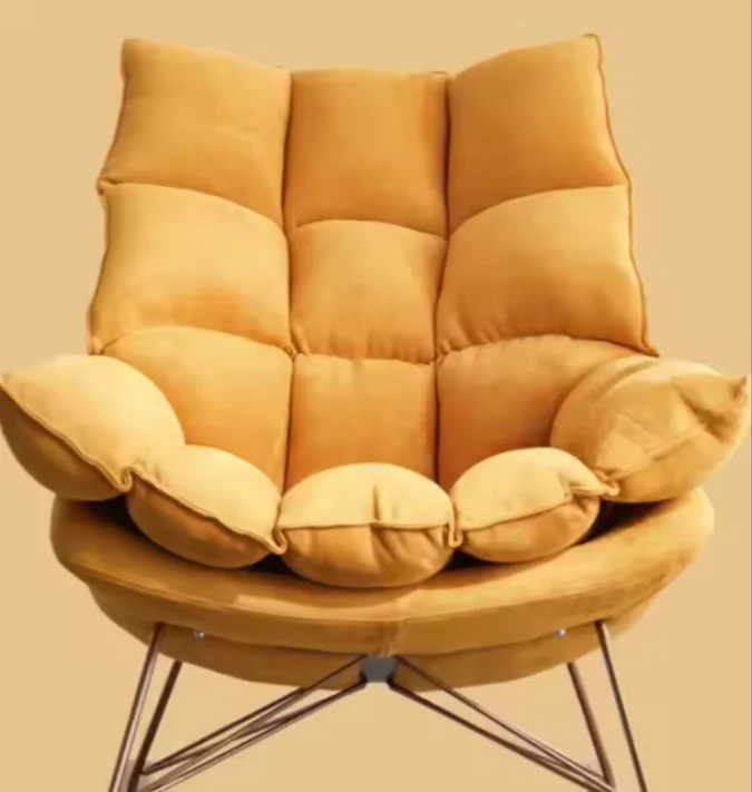 Wholesale Factory Custom Design Dining Chair Grey Pink Orange Comfortable Living Room Sofa