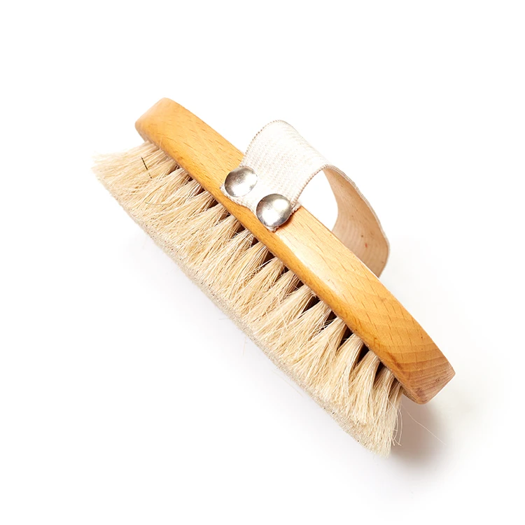 Small Mini Pig Hog Bristle Hair Car Leather Shoe Cleaning Brush