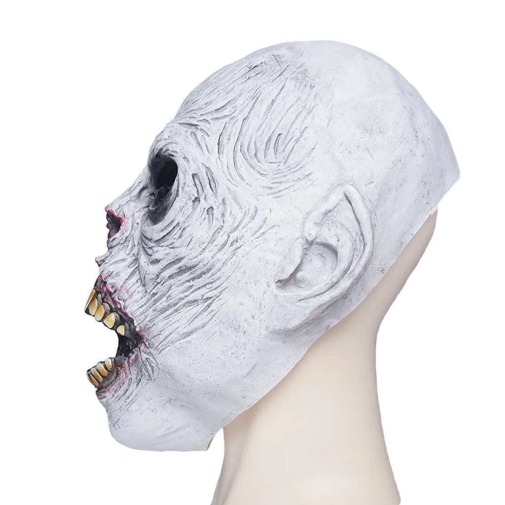 Skull Mask with Movable Jaw Realistic Human Full Head Skeleton Mask Helmet
