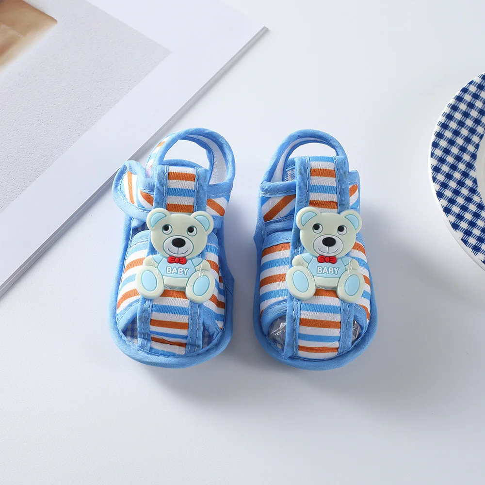 2024 New Baby Sandals 0-1 Year Old Summer Baby Shoes Soft Sole 2-4-6-8 Months Newborn Shoes