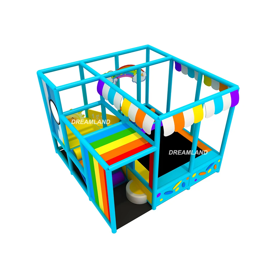 China Factory Kids Pink Soft Mini Indoor Playground for Mcdonalds Kids Play Area