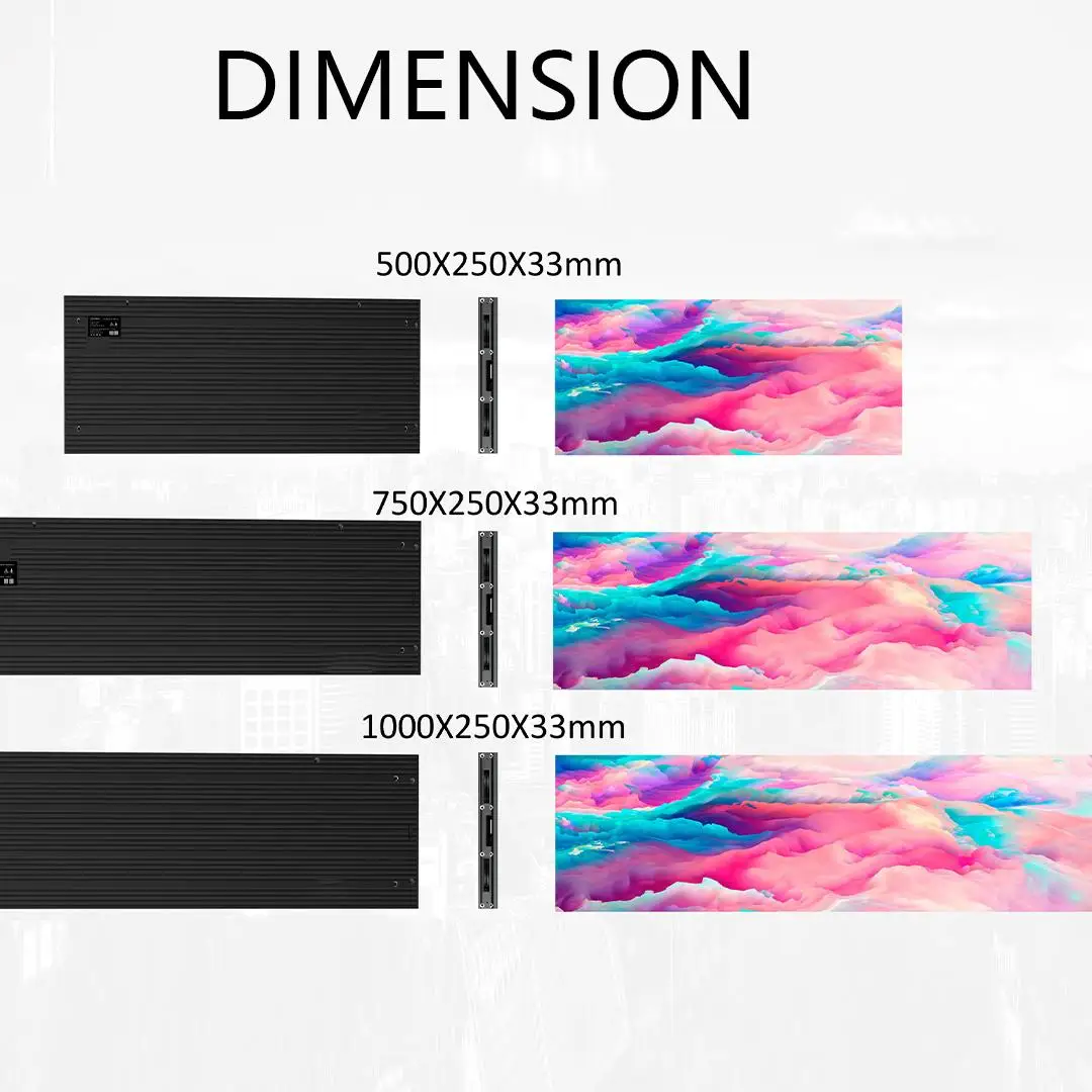 P1.95mm 750*250mm Full Color Indoor Display 2K LED Indoor Screen LED Display LED Display