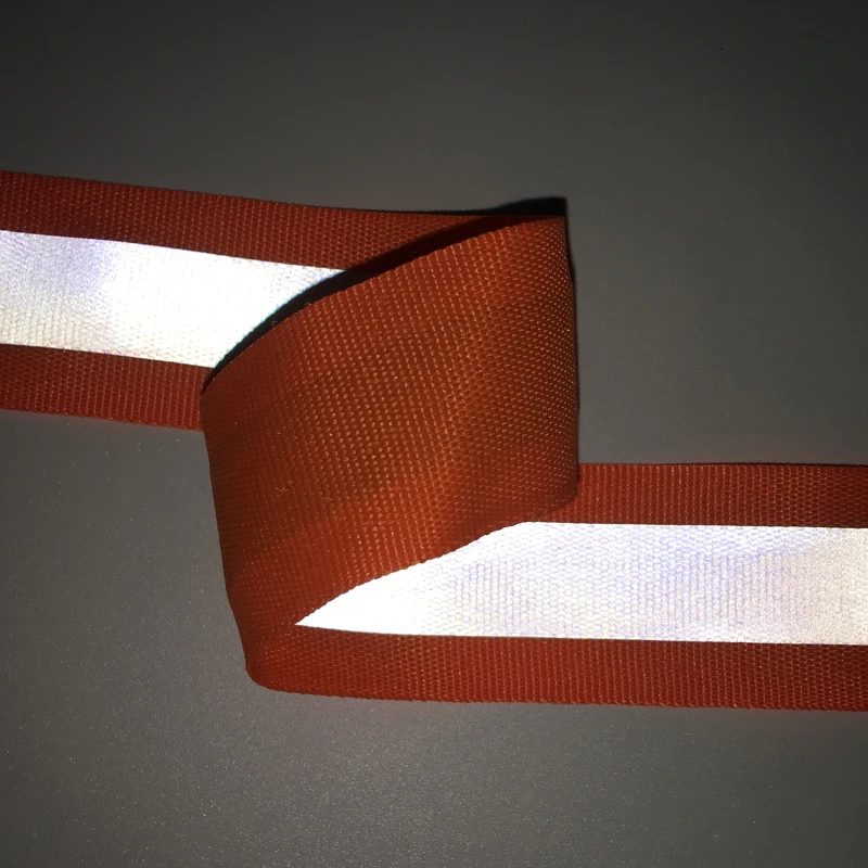  Яркая Светоотражающая безопасная тканевая лента 5 см оптом