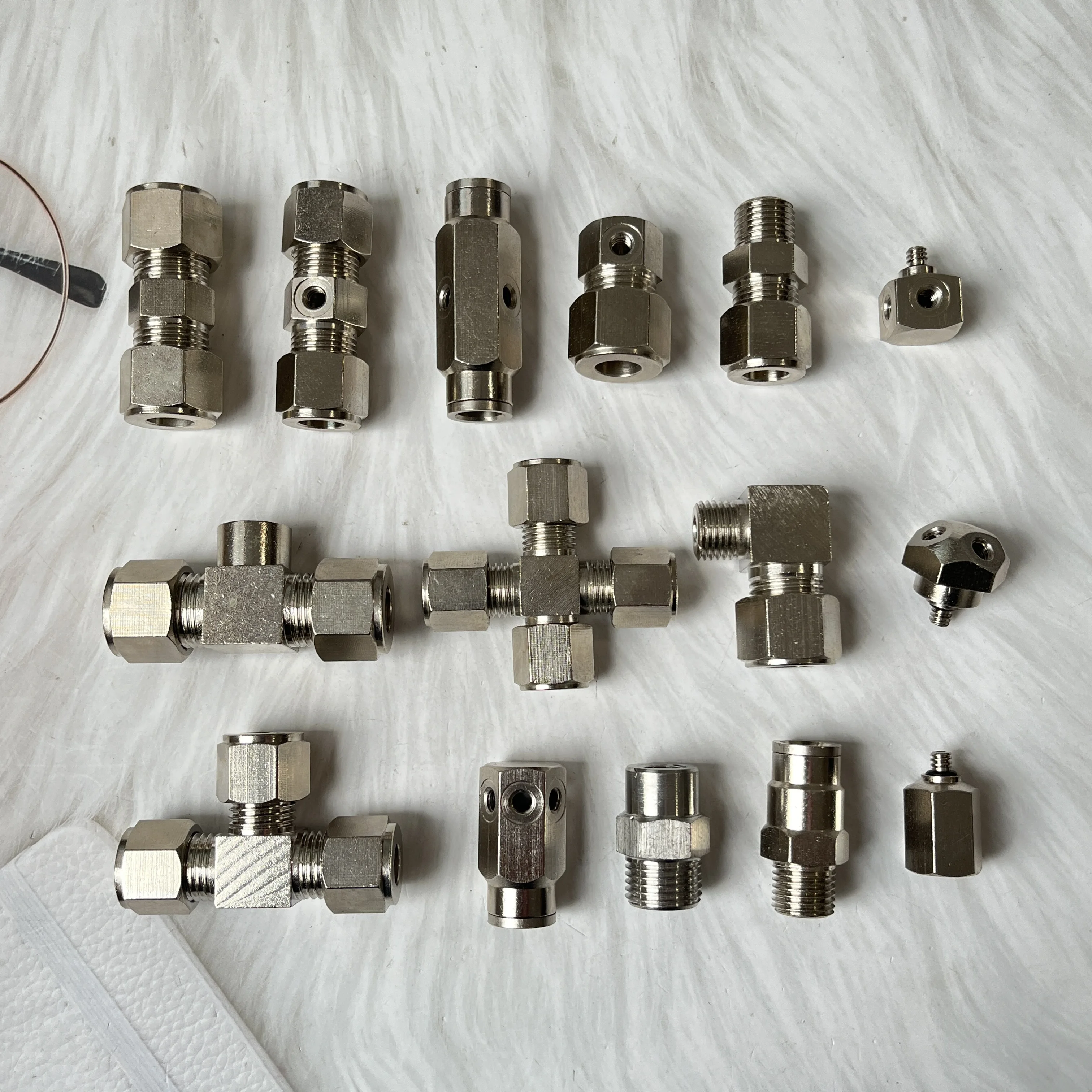 Koelsysteem Vernevelingsspuitmondfittingen 9.52Mm Rechte Koppeling Voor Mistspuitmondpijp