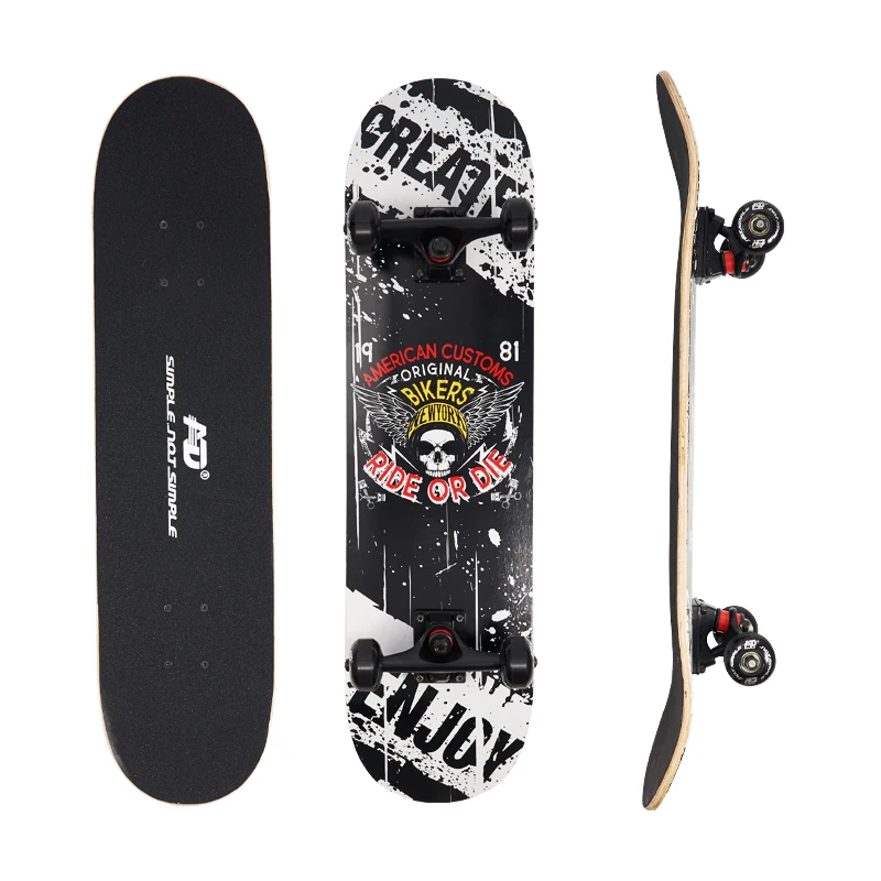 31  Pro Complete Skateboard electric China Maple wood Skateboard Deck skateboard beginner  girls