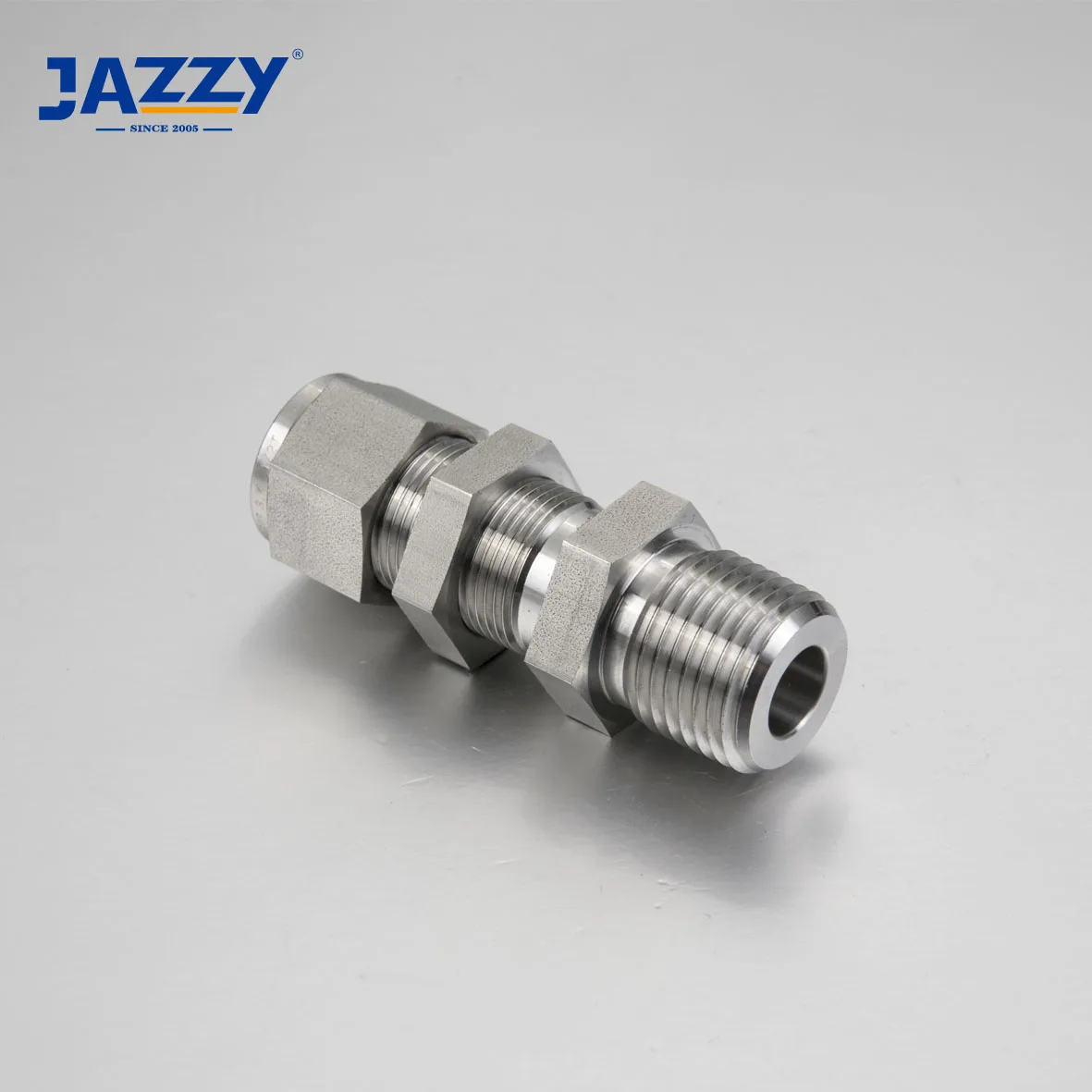 JAZZY Stainless Steel Tube To AN Tube DMCH AN Union DBMCH AN Bulkhead Swagelok Male Connector Instrument Fittings Tubing