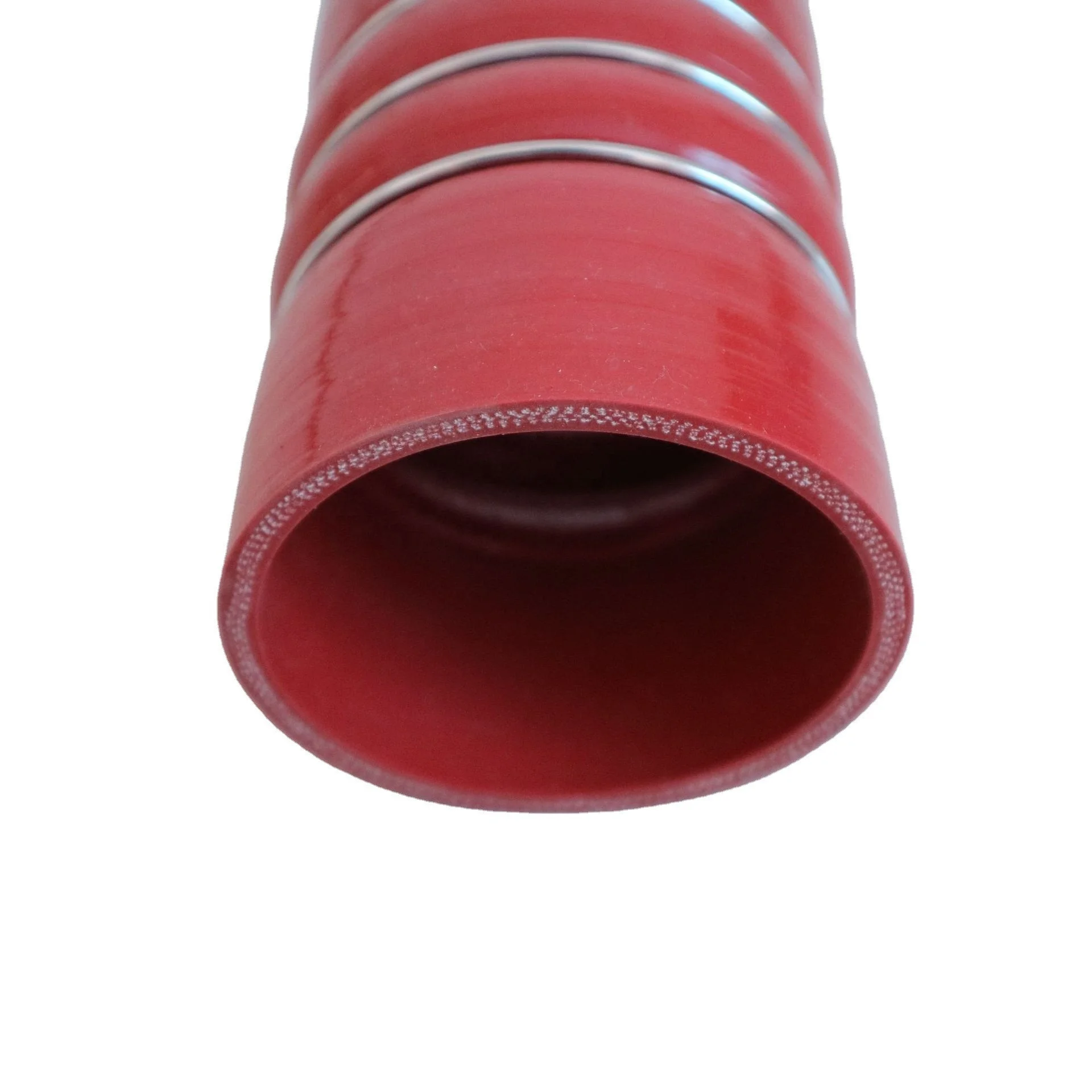 High quality blue black red corrugated hose stainless steel wire reinforced silicone hose from 16mm to 80mm flexible hose