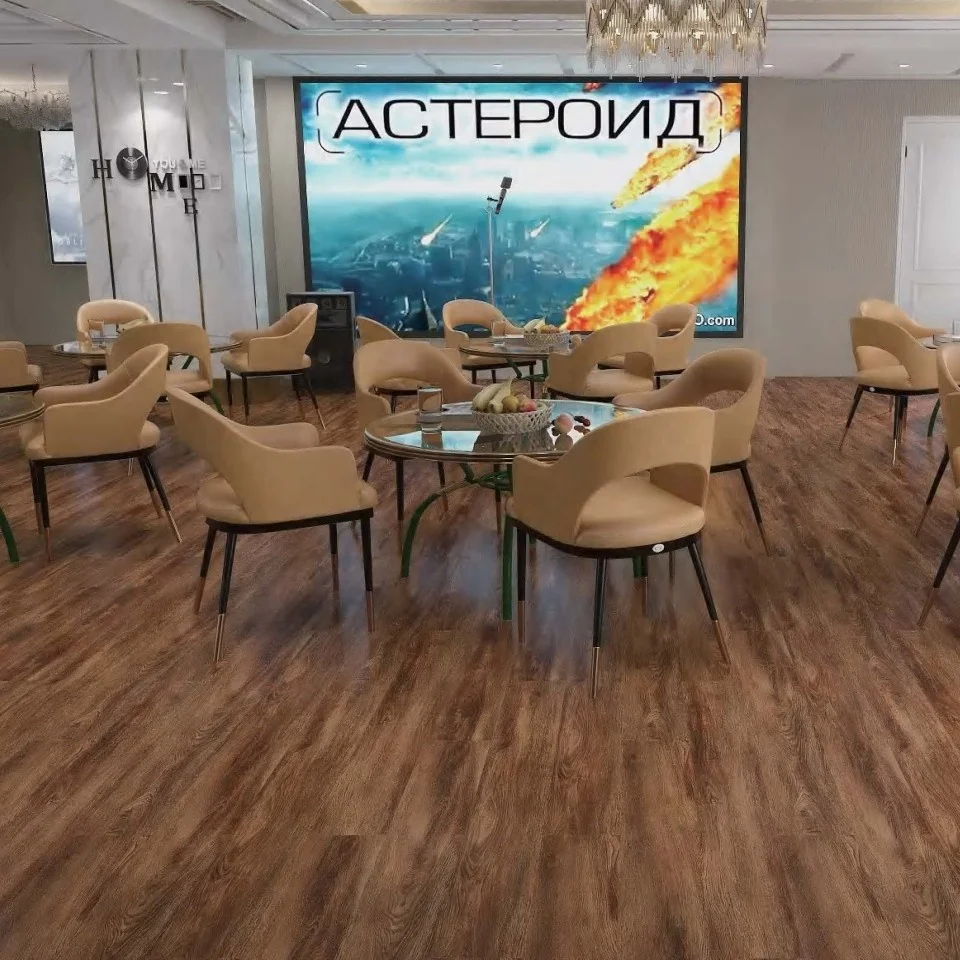 Огнеупорные и безопасные напольные покрытия Cilck SPC LVT, винные виниловые покрытия LVT