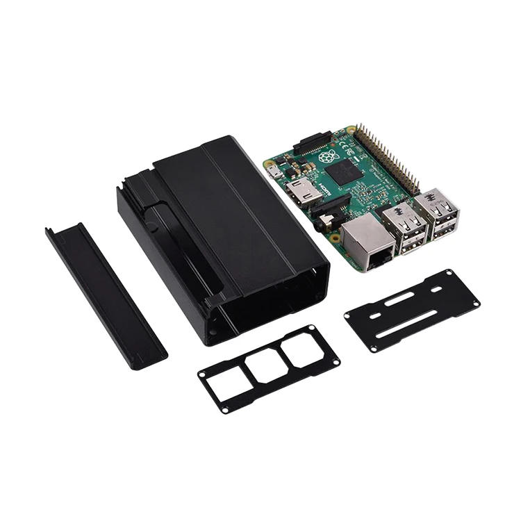  Металлический корпус Raspberry Pi 3 Model B Защитный из алюминиевого сплава электронный