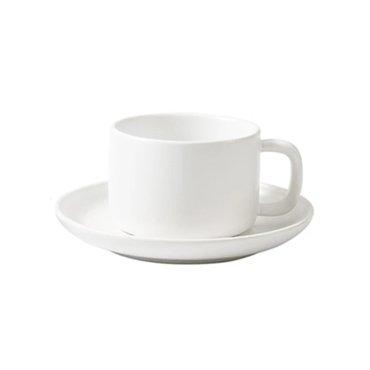Wholesale White Small Mini Ceramic Coffee Cups And Saucer Espresso Cup Arabic Coffee Cups With Saucer