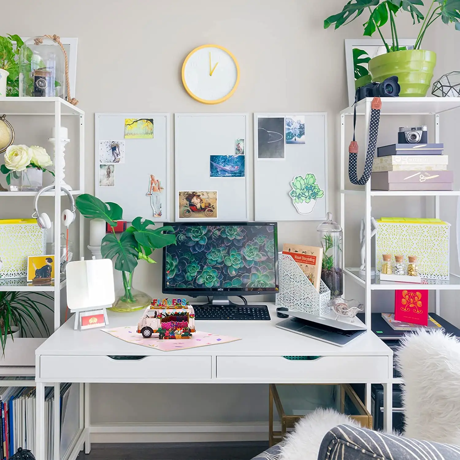 Xieli Custom 3D Flower Truck Pop Up Card Laser Cut Mothers Day Card Handmade Thank You Cards With Envelope