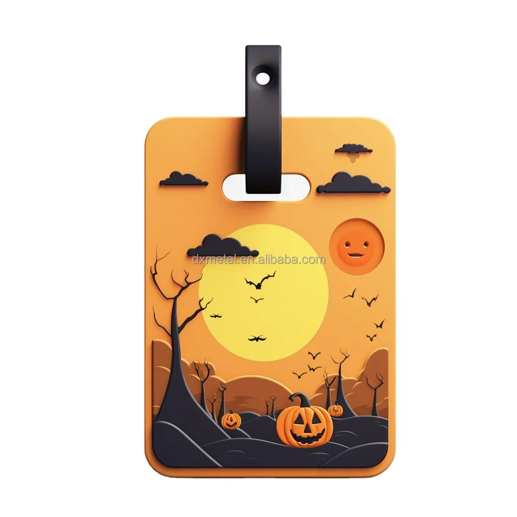 Custom Rubber Silicone Pvc Luggage Tag Baggage Tag Custom Personalized Logo Name Travel Bag Luggage Tags For Bag