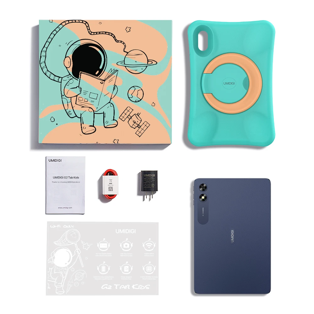 UMIDIGI G2 Tab Kids Android 13  Tablet PC 10.1 Inch Hard Quad Core 4GB 64GB Tablet Pad 8MP Camera 60Hz 6000mAh Tablet For Kids