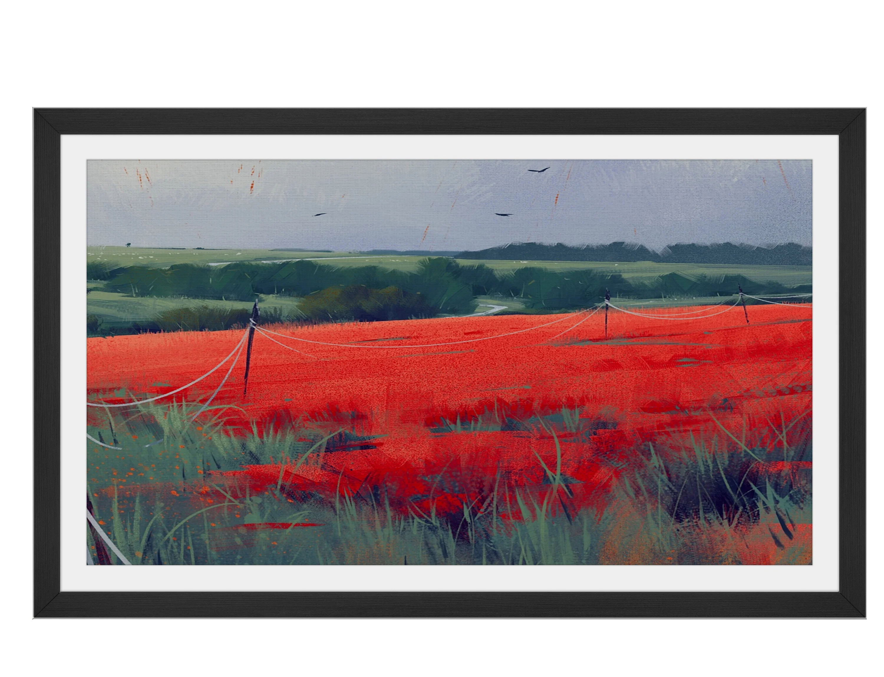 32 43 55 Inch Wall Mounted Full Hd Video Solid wood border  Digital Photo Frame