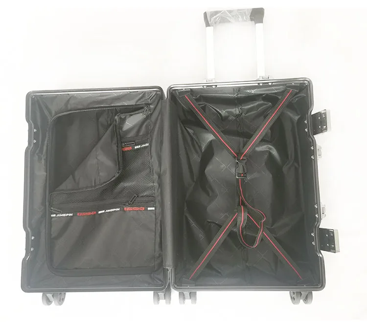 Large Capacity Luggage With Aluminum Frame Outdoor Trolley Case 24 26 28 30 Inch Suitcase With Cup