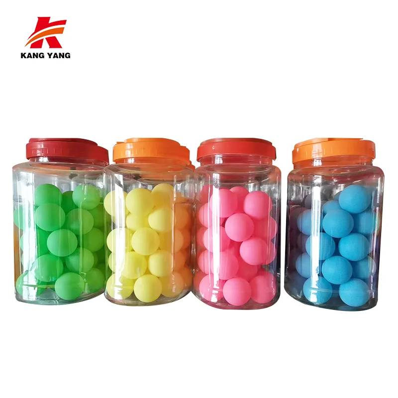 Wholesale 100Pcs/Bag Plastic Color 5 Star Table Tennis Balls Custom 40Mm Ping Pong Ball  For Match