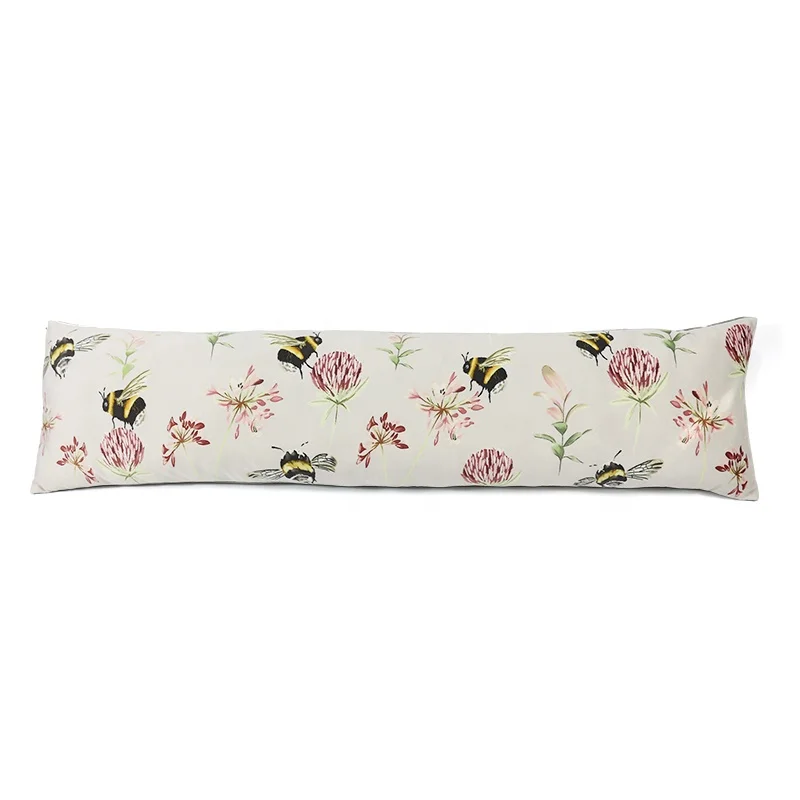 Soft velour draught excluder garden window noise blocker sound colorful window draft noise wind proof seal for home