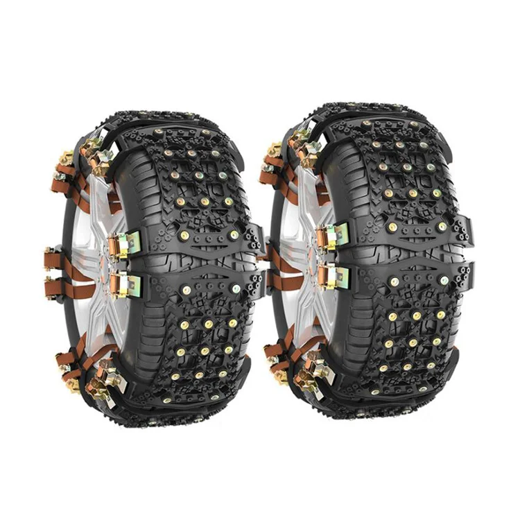 Universal Vehicle Tire Snow Chain Anti Skid TPU Snow Chain for Cars Safe Driving on Ice Snow Muddy Road Black Color